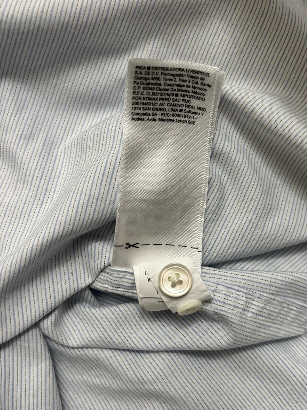 Banana Republic Blue Cotton Men's Dress Shirt Slim Fit